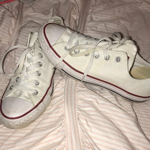 White Low Top Converse